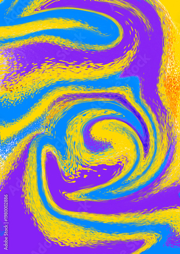 Abstract acrylic fluid art background. Design for wall art, greeting cards, posters, package, backgrounds and textile.