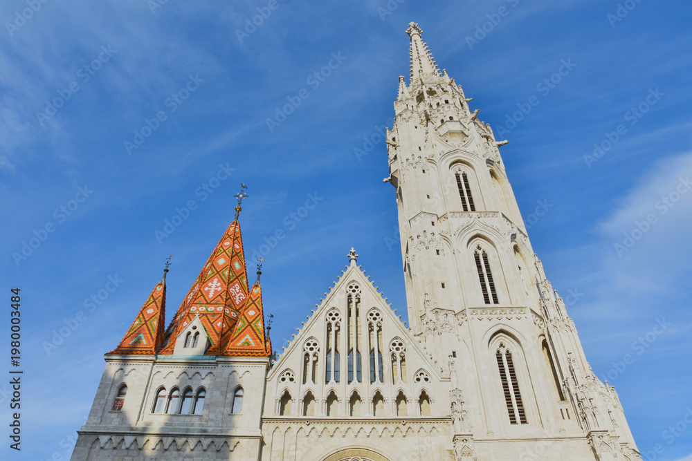 Fototapeta premium Matthiaskirche, Budavári Nagyboldogasszonytemplom