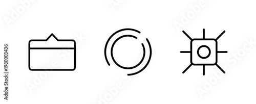 Business and finance banking line icon set