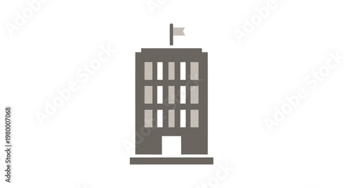 Modern Office Building Structure Design.