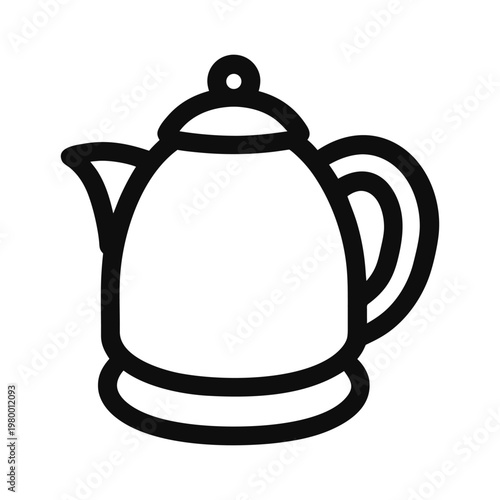 Photos Outline icon of Electric Kettle