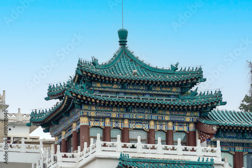 The Chongqing Great Hall of the People, is a large hall for political meetings and cultural events. located in Yuzhong District, and serves as one of the architectural symbols of Chongqing, China.