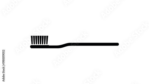 Cuadro en lienzo Toothbrush Icon Dental Hygiene Care Vector Design