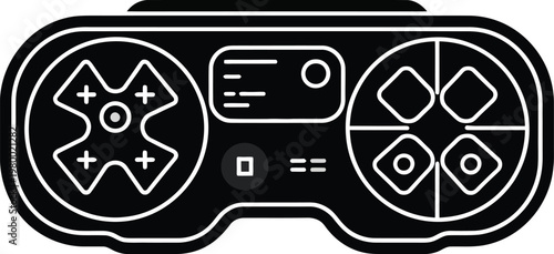 Retro handheld game console controller with directional pad and button interface for immersive electronic entertainment experiences