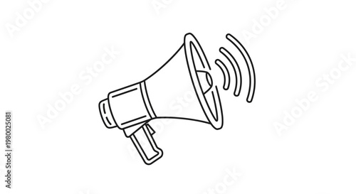 A loudspeaker device for amplifying sound.