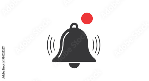 Notification Bell Icon Alert Symbol.