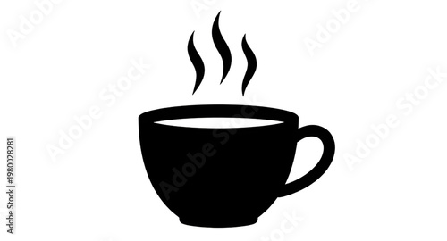 coffee cup, cup silhouette, coffee silhouette, mug silhouette, coffee icon, cup icon, beverage icon, drink icon, hot coffee, espresso cup, latte cup, cappuccino cup, cafe coffee, barista coffee, steam