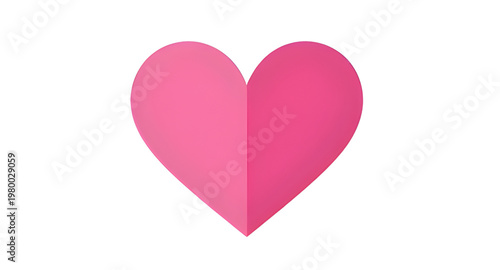 pink, heart, love, symbol, icon, romantic, valentine, shape, design, element, cute, soft, pastel, isolated, white, background, lovely