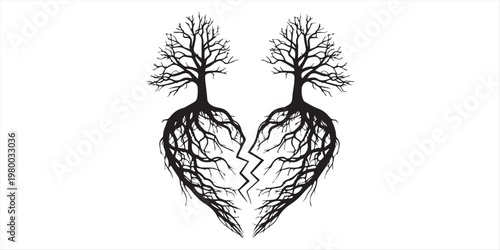 Black and White Crack Vector Illustration - Earthquake Fracture, Ground Breakage, Damage Texture - Graphic Design Element