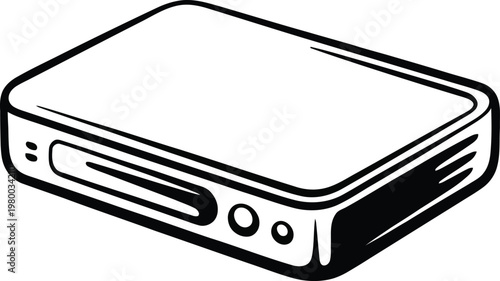 External hard drive storage device for professional data backup and secure digital information management systems