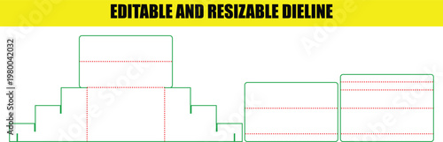 Modular Dieline Designs for Retail Display Boxes and Customizable Packaging Solutions