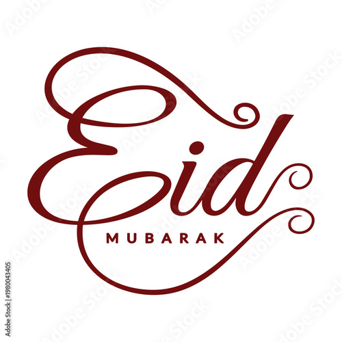 Love heart vector calligraphy holiday greeting card design with ribbon swirl decoration