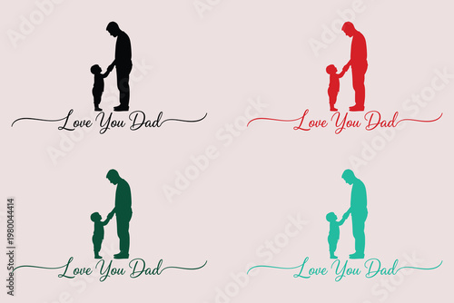 Father and son silhouette art a heartwarming depiction of love and connection