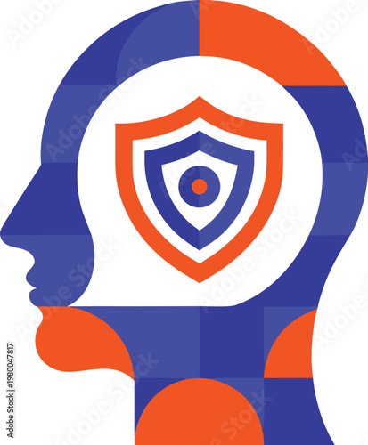 Adobe Illustrator Artwork Biometric Identification and Digital Security Minimalist Monoline Icon Set for Facial Recognition, Fingerprint Scanning, and Data Privacy.
