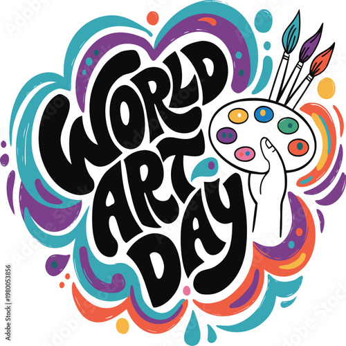 Artistic Palette Celebration World Day.eps