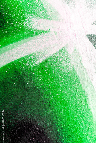 beautiful bright street aerosol graffiti background. City wall pattern decorated with colorful spray drawing