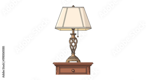 Vintage Style Table Lamp Furniture.