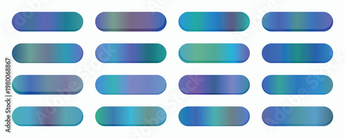 Buttons arranged in a grid feature smooth blue and purple gradients that offer a professional look for interactive software applications.