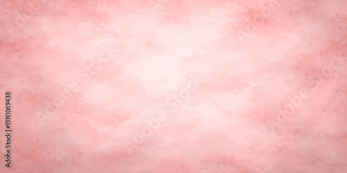An abstract pink watercolor background featuring a vintage grunge paper texture with aged parchment patterns and a blank antique canvas design for a retro artistic backdrop