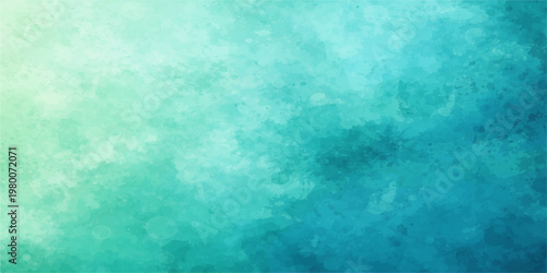 Abstract blue grunge background with a vintage paper texture and light paint design featuring a bright ocean water pattern on an aged retro wall backdrop