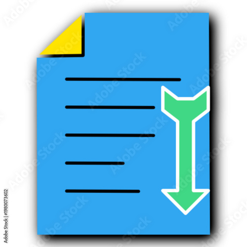 Digital file download icon set with multimedia music and image formats, upload and save button elements in blue and green color - HGPCOSM01