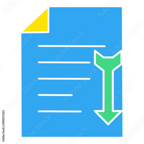 Digital file download icon set with multimedia music and image formats, upload and save button elements in blue and green color - HGPCOSM01