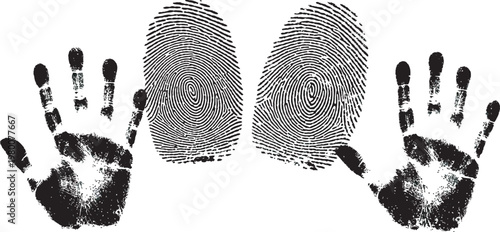 Fingerprint and Handprint Identification for Forensic Analysis and Security Applications