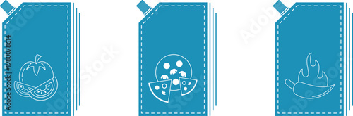 ketchup in a pack, tomato sauce ketchup, ketchup hot pepper and mushroom pizza, tasty vegetable sauces, ketchup packet icons