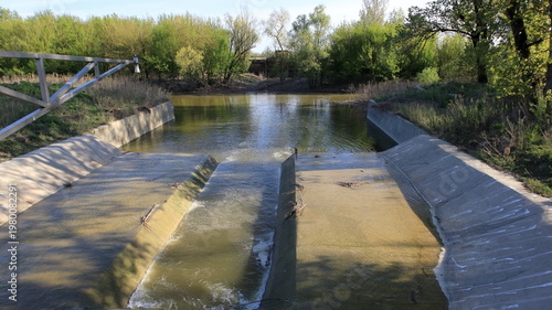 Slika na platnu Chiusa a Valle Santa Comacchio