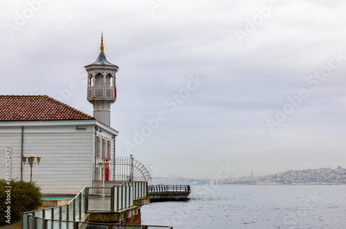 Istanbul City in Turkey. Beautiful Istanbul bosphorus landscape.