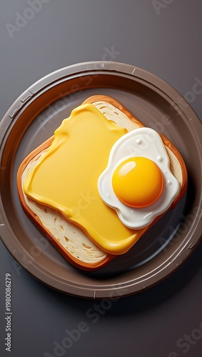fried eggs on a plate