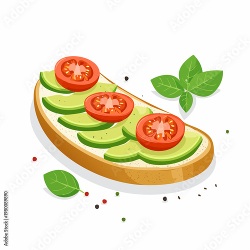 Avocado Bruschetta