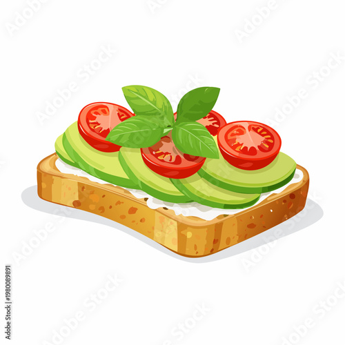 Avocado Bruschetta
