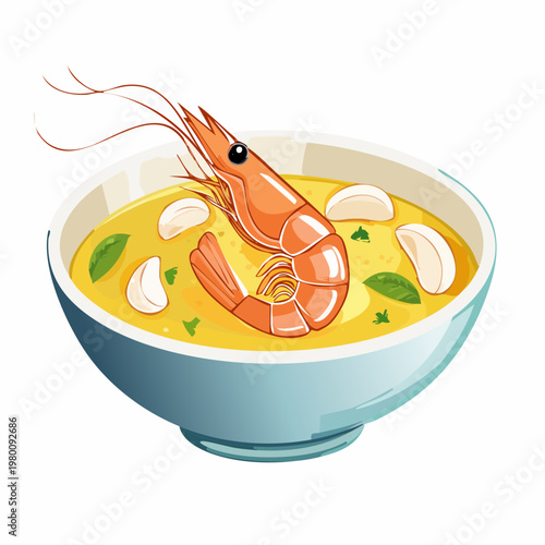 Garnelen in Knoblauchöl