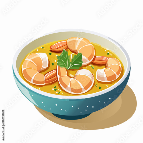 Garnelen in Knoblauchöl