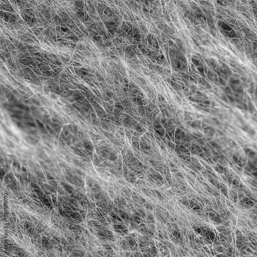 Obraz premium Seamless macro texture of ultra soft angora wool knit background.