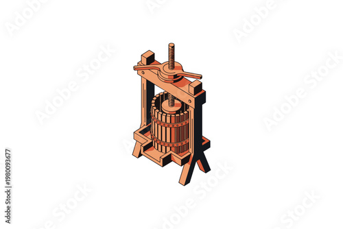 Wooden Fruit Press Machine