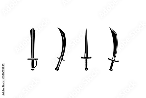 Assorted Sword Silhouettes