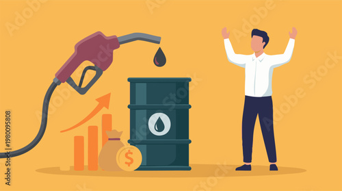 Rising fuel and crude oil prices affecting global economy and consumers