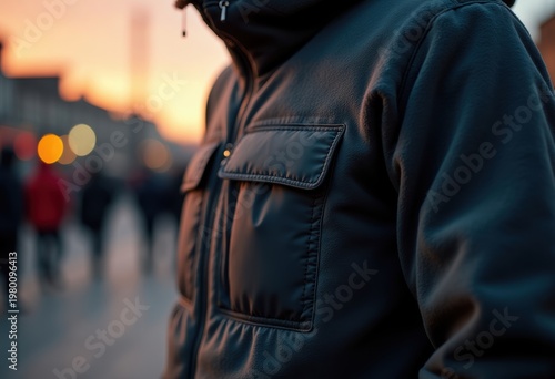 Ultra-Insulating Mid-Layer Fleece Jacket Fortifying Warmth in Creative Utilitarian Fashion