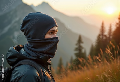 Versatile Buff Multifunctional Headwear for Neck and Face Protection in Exquisite Scenic Environments