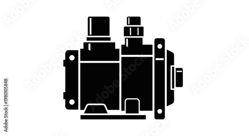 Industrial Machine Part Closeup 1.