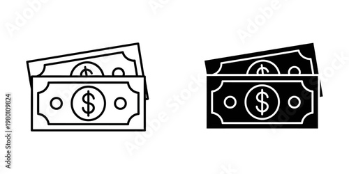 money treasure chest overflowing with dollar bills flat design vector illustration