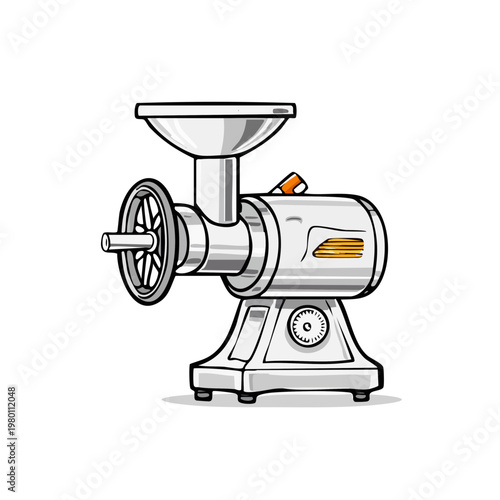 Kitchen meat grinder appliance for grinding and preparing food