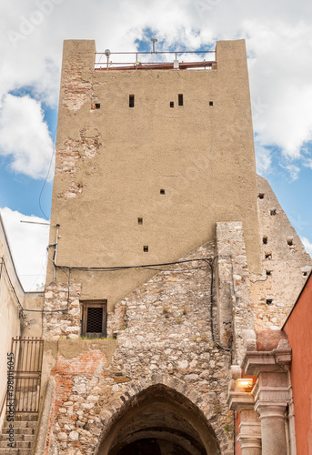 Wallpaper Mural The Clock Tower, also known as Porta di Mezzo, in the historic center of Taormina, Sicily, Italy. Historic landmark connecting Corso Umberto with Piazza IX Aprile. Torontodigital.ca