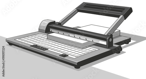 Document Laminating Machine with Paper - Equipment