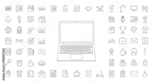 Laptop Computer Technology Device.