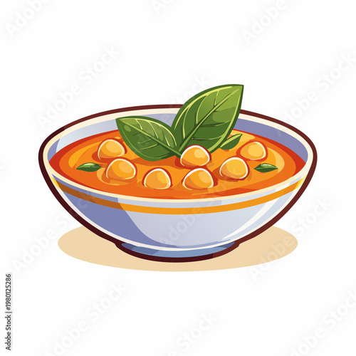 Veganer Kichererbseneintopf mit Tomaten und Spinat