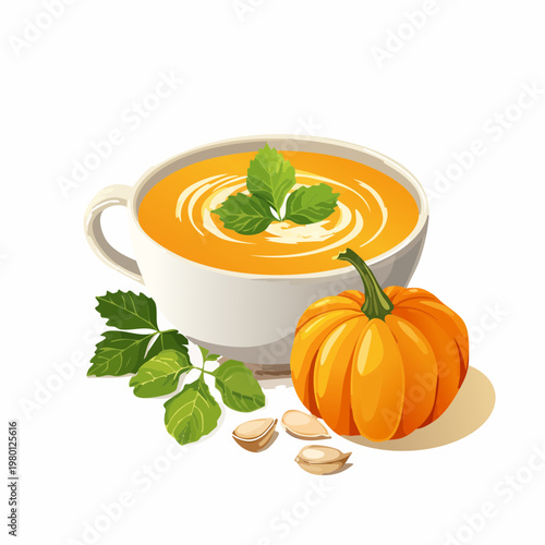 Cremige Kürbissuppe