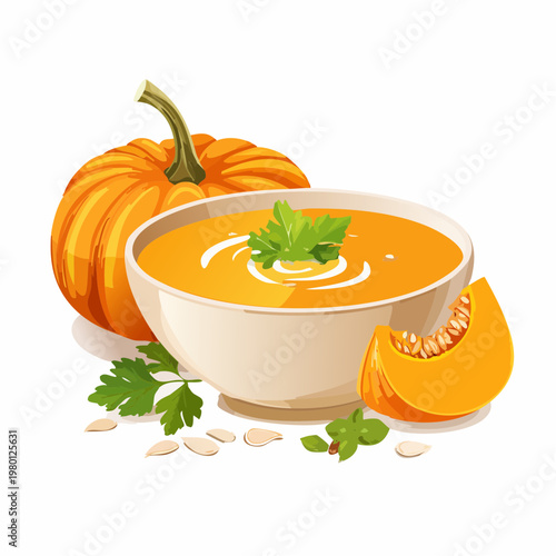 Cremige Kürbissuppe